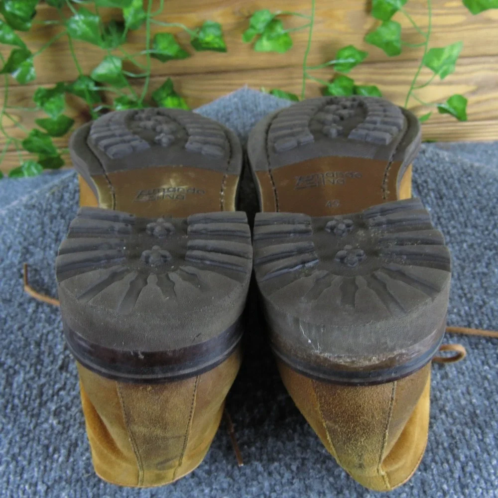 Armando Silva Zegna Men's 43 EU Brown Suede Leather Ankle Chukka Boots‎